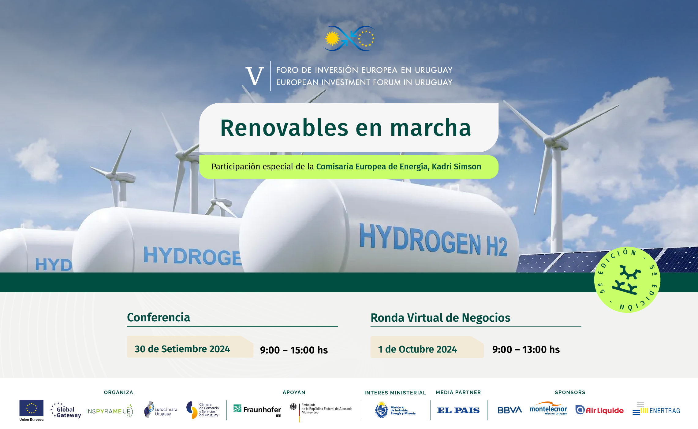 V Foro de Inversión Europea en Uruguay